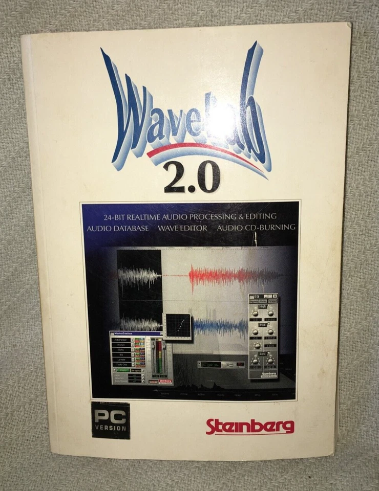 Steinberg Wavelab 2.0 PC Version Soft Back Book - Image 1 of 4