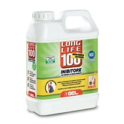 GEL LONG LIFE 100 1 LT INIBITORE ANTICORROSIVO IMPIANTO RISCALDAMENTO