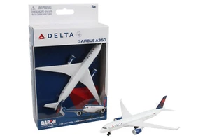 DELTA A350 AIRLINES MINIATURE SINGLE PLANE AIRPLANE 5" WINGSPAN DARON DIECAST - Picture 1 of 2