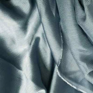 58''Wide By Yard Crinkle Satin Fabric Pleated Satin Chiffon Scarf Shawl Material - Picture 1 of 24