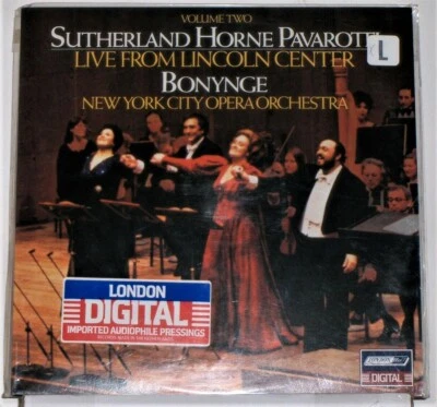 Bonynge - Sutherland Horne Pavarotti Live Volume Two - Vinyl LP Record Near Mint - Image 1 of 2