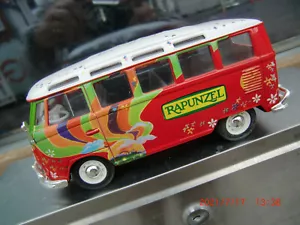 VW Bus,1:25, Volkswagen Van "Samba" 2005, Maisto, 30 Jahre Festival Rapunzel - Bild 1 von 9