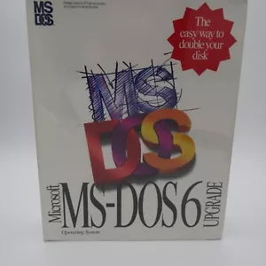 SEALED Microsoft MS DOS 6 Upgrade 5.25 Floppy Disc Operating System - Picture 1 of 5