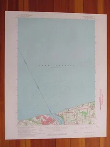 Mapa Topográfico Fort Niagara Nueva York 1968 Original Vintage USGS - Imagen 1 de 1