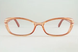 Auténticos marcos de gafas Gucci GG 3200 2W0 52 mm cristal rojo melocotón Italia - Imagen 1 de 5
