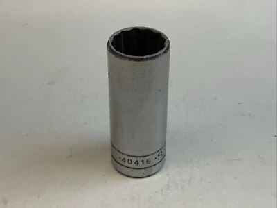 S-K 40416, 1/2in. 3/8 Drive 12pt SAE Socket, USA - Image 1 of 4