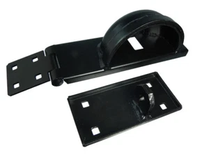 Hasp & Fiocco con Lucchetto Blocco Protezione Sicurezza Asta Mano Sinistra 1 Set - Foto 1 di 1