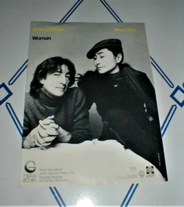 JOHN LENNON Yoko Ono 1981 "Woman" Noten sehr guter Zustand++ - Bild 1 von 3