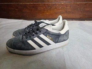 Adidas Originals Gazelle Herren Größe 5 Sneaker Blau Grau Weiß - Bild 1 von 9