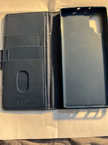 Samsung Galaxy Note10+ Leatherish Magnetic Wallet Case Kickstand Green Gray - Bild 1 von 4