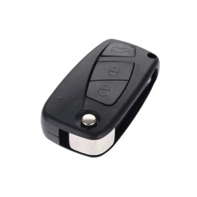 3 Button Remote Key Shell Car Fob For Fiat Grande Bravo Stilo Punto Black - Image 1 of 4