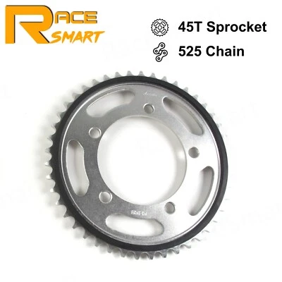 Piñón trasero 525 45T para BMW S1000RR 2012-2018 S1000R 2013-2020 S1000XR 2014-19 Foto 1 de 4