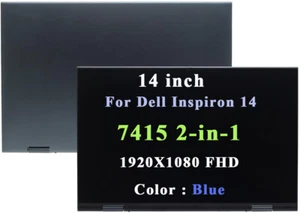 Complete Dell Inspiron 7415 2-in-1 Touch Screen LCD Display Top Panel Assembly - Picture 1 of 2