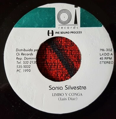 SONIA SILVESTRE ** Limbo y Conga ** VERY RARE 1990 Dominican Republic 7" Single Foto 1 de 2