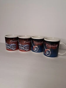 Orange County Choppers OCC Motorcycle Ceramic Coffee Cup Mugs Lot of 4 2004 - Picture 1 of 3