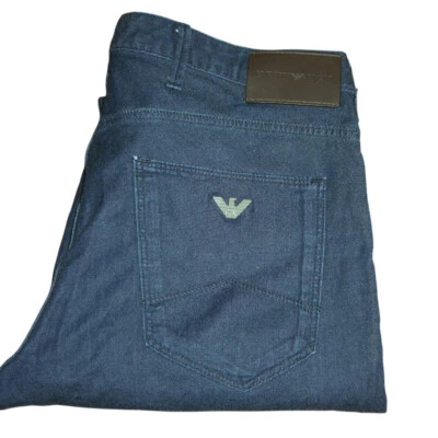 Jeans Emporio Armani J06 ajustados ligeros denim W32 L32 azul oscuro EA para hombre 8n1j06 Foto 1 de 4