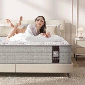 Queen Mattress 12 Inch Medium Firm Memory Foam Cooling Comfort Mattress In A Box - Picture 1 of 13