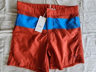 NUEVO BANANA REPUBLIC RETROMARINE NYC Hombre Rojo y Azul Bañador Talla 31 Nuevo con Etiquetas Foto 1 de 2