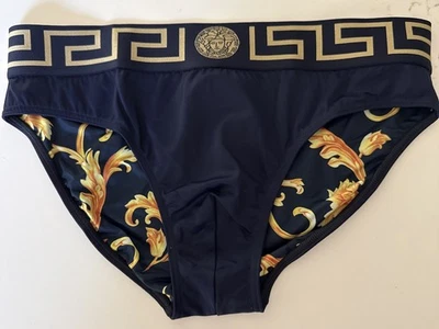 Versace Speedo Hombre Traje de Baño Pantalones Cortos de Natación Calzoncillos Talla 4 NUEVO NUEVO CON ETIQUETAS Foto 1 de 4
