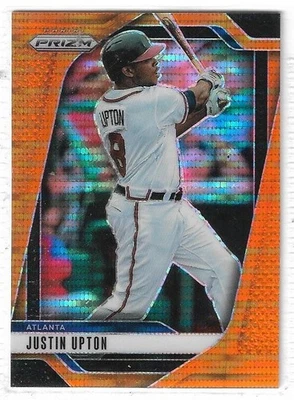 Justin Upton - 2025 Panini Prizm "Orange Pulsar" paralelo #115 - #'D/399 Foto 1 de 2