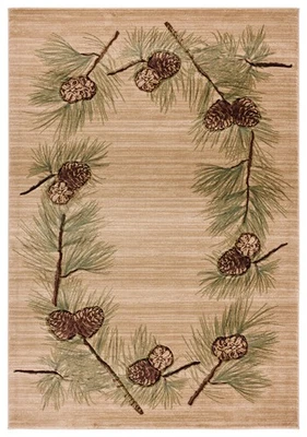 Alfombrilla de puerta 2x4 United Weavers beige floral bellotas 2055 40926 - abril 2' 7" x 4' 2" Foto 1 de 2