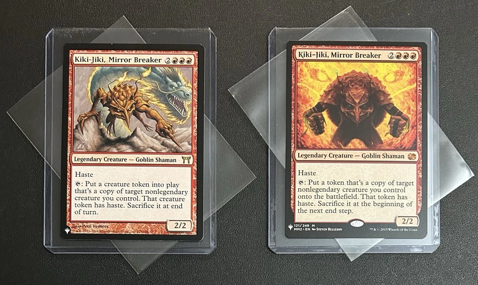 MtG ‘Kiki-Jiki, Mirror Breaker’ (2) different List reprints WotC unplayed NM - Image 1 of 3