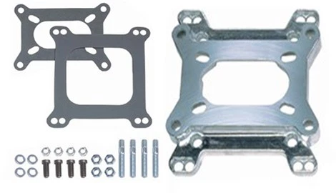 Adaptador coletor Racing Power Company R2065 2 barris carb para 4 barris - Imagem 1 de 3