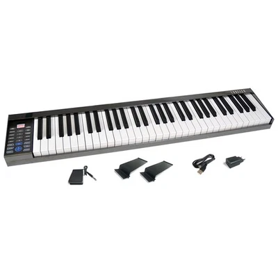 Farfisa FK 610 Tastiera Portatile 61 Touch Sensitive modalità Dual keyboard Nero - Immagine 1 di 4