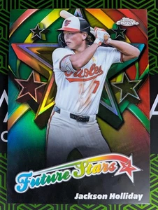 Jackson Holliday 2025 Topps Chrome Future Stars Insert FS-1 Baltimore Orioles - Picture 1 of 2
