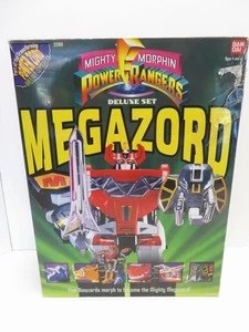 Vintage 1993 Power Rangers Deluxe MEGAZORD Complete Boxed (b) - Picture 1 of 7