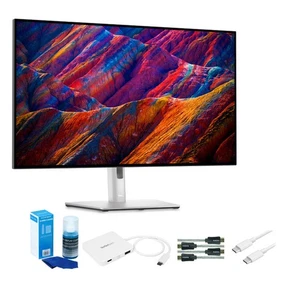Dell UltraSharp 31.5 Inch 4K Monitor with USB C Hub and 6 Feet HDMI Cable Bundle - Picture 1 of 6
