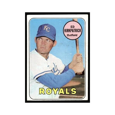 Ed Kirkpatrick 1969 Topps #529 Kansas City Royals Baseball Card EX - Image 1 of 3