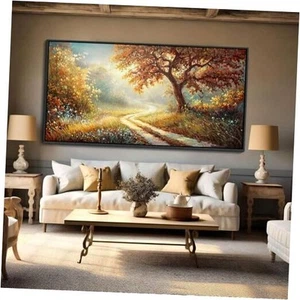 Forest Canvas Wall Art Large Wall Decor for Living Room Farmhouse Landscape - Picture 1 of 6