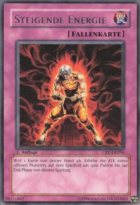 YuGiOh Steigende Energie (V.1) CRV-DE056 Rare Good unl. - Bild 1 von 2