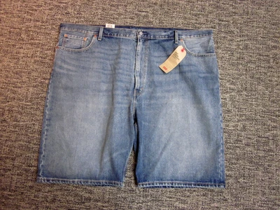 Pantalones Cortos de Jean Levi's 569 Sueltos Rectos Para Hombre Cintura Medida 53 1/2", Etiqueta 52, Nuevos Foto 1 de 4