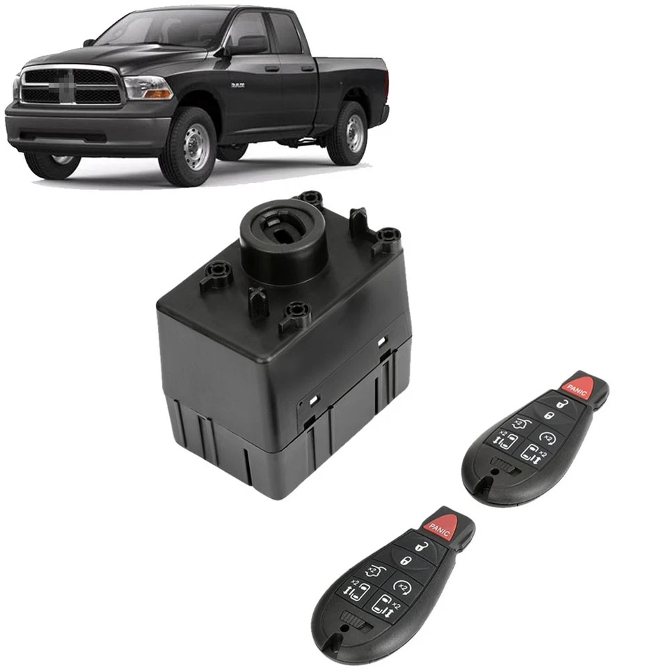 Ignition Switch Node Module w/Keys Fit for Dodge Ram 1500 2500 3500 2009-2015 - Image 1 of 4