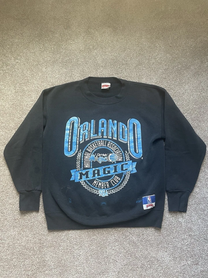 Sudadera Orlando Magic Nutmeg Mills Negra Mediana Foto 1 de 4