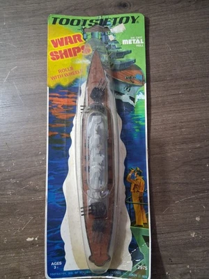 1978 Tootsietoy военный корабль еще в оригинальной упаковке #2975 - Изображение 1 из 4