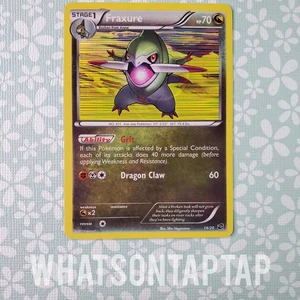 Pokemon Card Fraxure 14/20 Holo Rare Black White Dragon Vault Singles LP Vintage - Bild 1 von 2