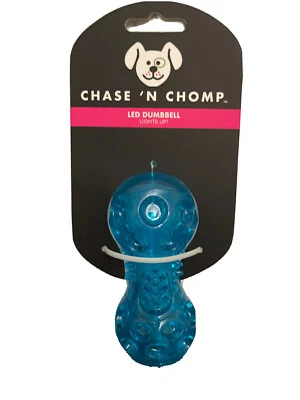 Chase 'n Chomp - LED Dumbbell  - Toy for Pets - Lights Up - Image 1 of 4