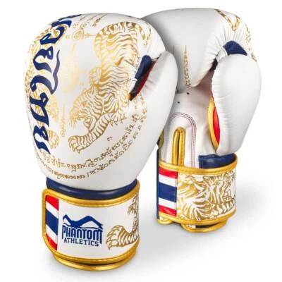 PHANTOM Profi Boxhandschuhe APEX MUAY THAI |K1 Kick Thai Boxen MMA Profi Gold - Bild 1 von 4