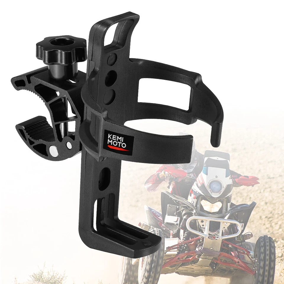 Portavasos para Botella Soporte para Bebidas para ATV Motocicleta Bicicleta Scooter Foto 1 de 4