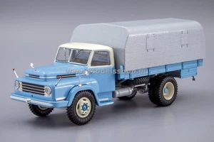PCL47179 Csepel D-450 flatbed truck with tent /blue/ - Imagen 1 de 4