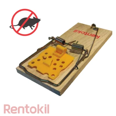 Rentokil Wooden Rat Trap Rodent Strong & Easy To Bait and Set x1 Trap - Image 1 of 4