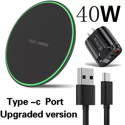 Wireless Phone Charger Pad Quick Fast Charge Dock For Google Pixel 9Pro 8a 7 6 5 - Image 1 of 4