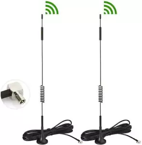 2x For HUAWEI B618s-22d B618 800 1800 2600 MHz 4G 2G 3G TS9 Magnetic ANTENNA - Picture 1 of 12