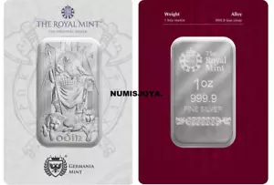 BRITANIA ONZA 2024. LINGOTE PLATA ley 999. Peso 31,10 gr. DIOSES NORDICOS ODIN. - Bild 1 von 1