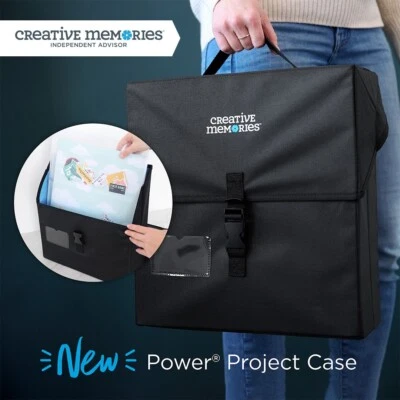 Estojo Creative Memories Black Power Project - NOVO 2025 - Imagem 1 de 4