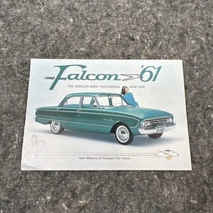 VTG 1961 Ford Falcon Sales Brochure Peanuts Snoopy Charlie Brown Comic Photo - Picture 1 of 5