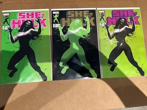 SHE-HULK #1 GREG HORN HULK #377 HOMAGE VARIANTE 3ER SET LIMITIERT - Bild 1 von 7